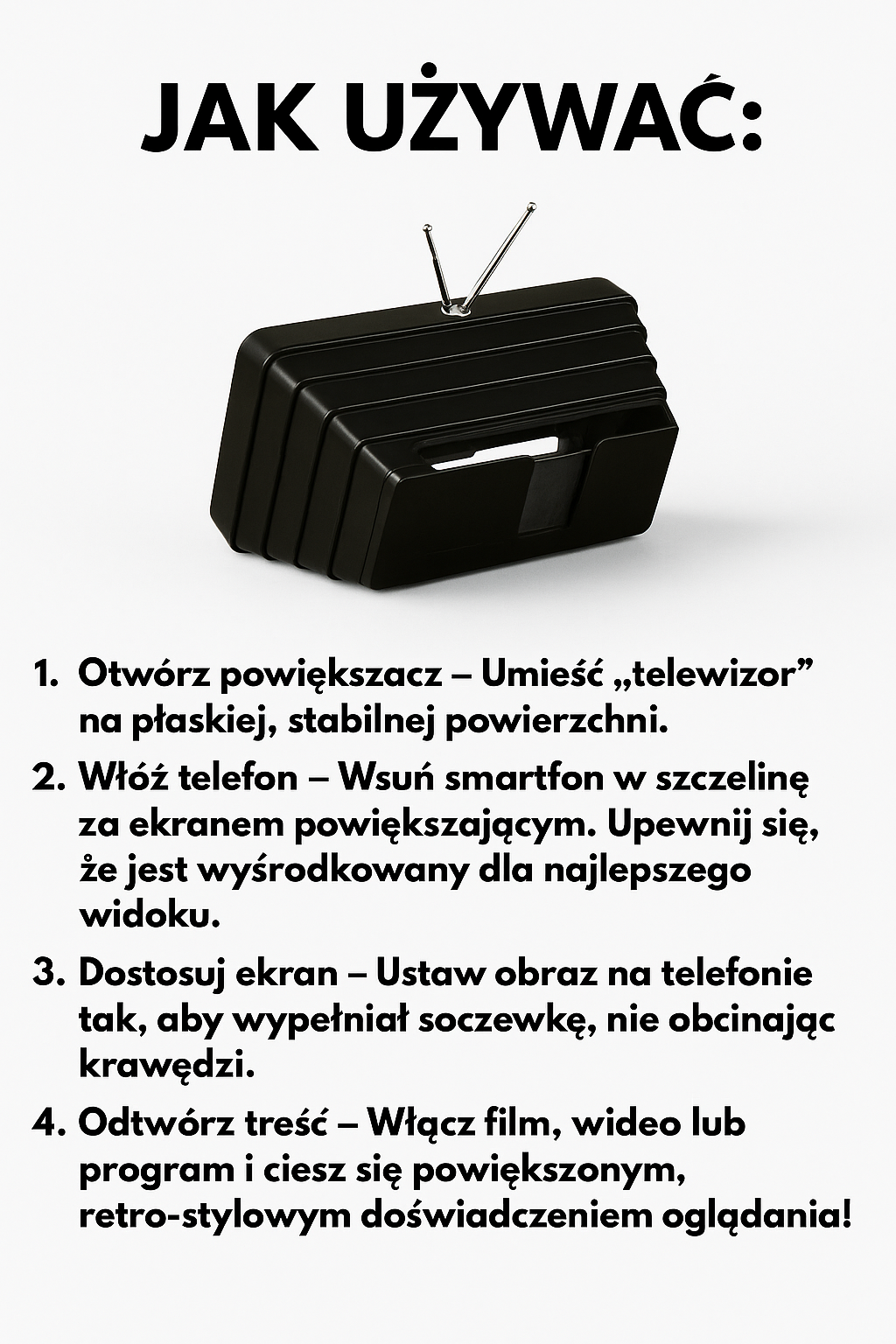 KinoBox VISION – Mobilny Powiększacz Ekranu 3D HD